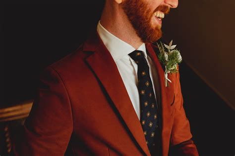 Mens Rust Orange Wedding Suit Burnt Orange Weddings Fall Wedding