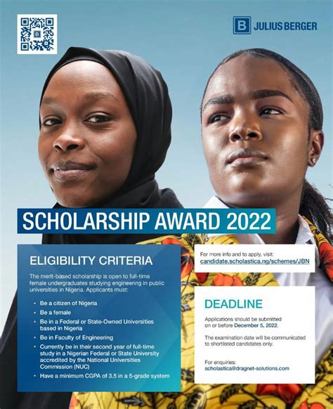 2022 Julius Berger Scholarship Scheme For Nigerian Students Latest