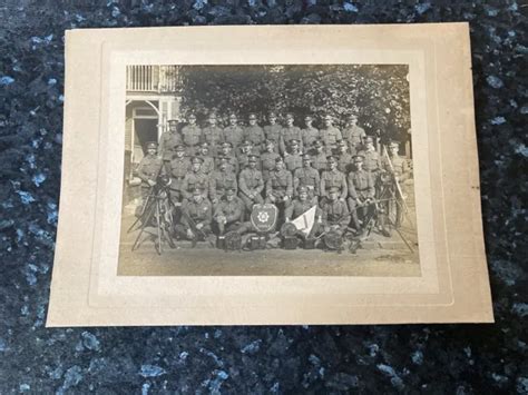 Ww1 15th Devon Signals Regiment Original Photograph Mounted On Card £19