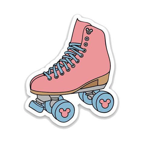 Roller Skate Decal Thick Durable Weatherproof Vinyl Etsy