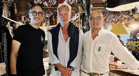 Sting Torna A Ischia Per La Rock Star Una Serata A Spasso Fra I