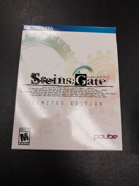 Steins Gate El Psy Kongroo Limited Edition PS VITA Americas Ver Metal