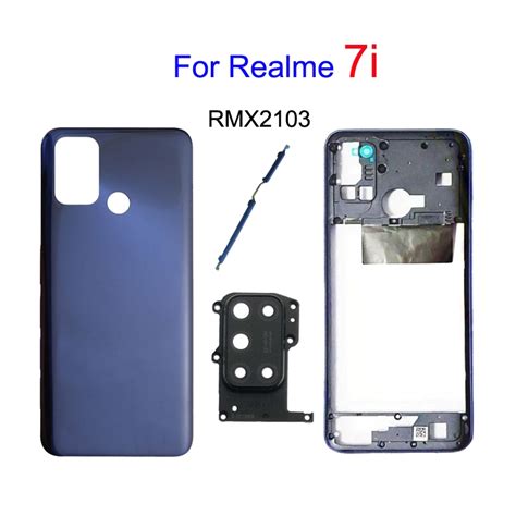 For Realme 7i Back Cover Housing And Middle Frame Shopee Philippines