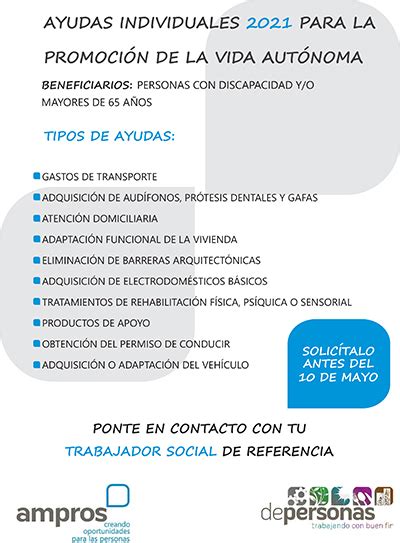 Convocatoria Ayudas Individuales Para La Promoci N De La Vida Aut Noma