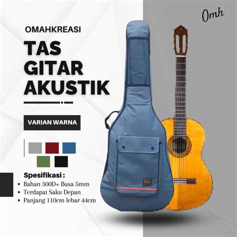 Jual Tas Gitar Akustik Ukuran Jumbo 4 4 Tas Gitar Akustik Softcase