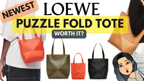 Newest Loewe Puzzle Tote Worth It Loewe Puzzle Fold Tote Review