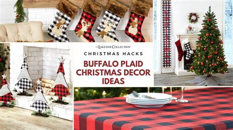 9 Buffalo Plaid Christmas Decor Ideas | The Lakeside Collection