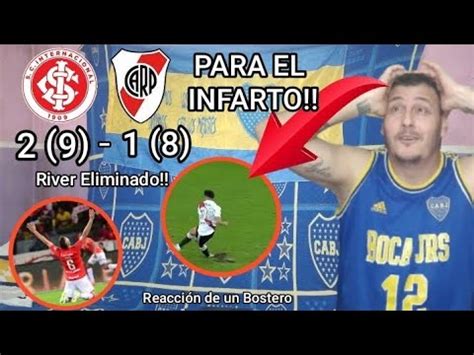 PARA EL INFARTO Reacción de un Bostero a la eliminación de River