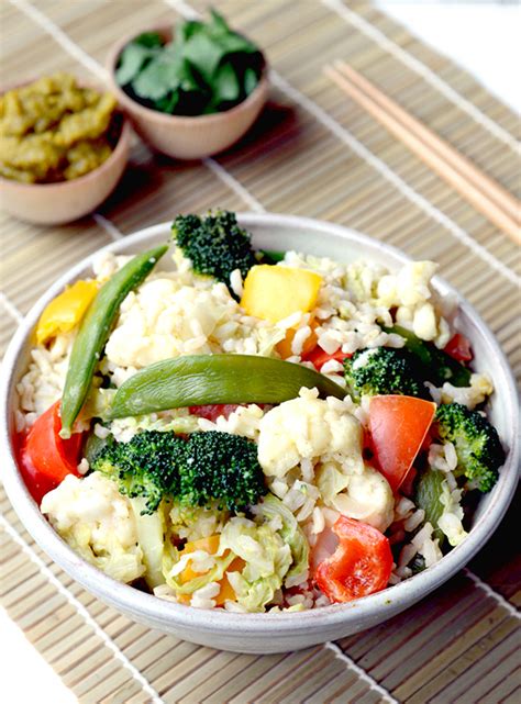 Thai Green Curry Rice Recipe Dr Mcdougall