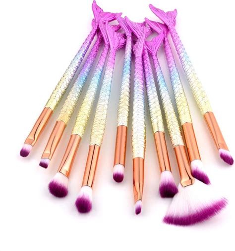 Delige Make Up Kwasten Brush Set Unicorn Eenhoorn Fashion