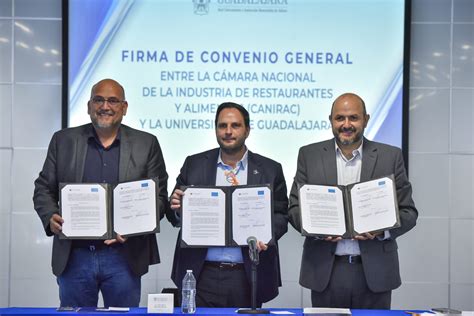 Firman convenio de colaboración UdeG y Cámara de la Industria