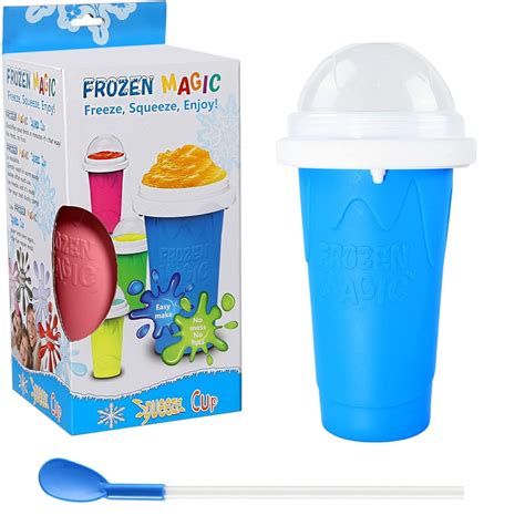 Diy Magic Slushy Cup Maker Quick Frozen Squeeze Cup With Lids For All