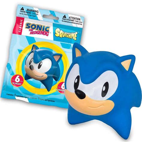 Sonic The Hedgehog Blind Bag Squishme Case Of 16