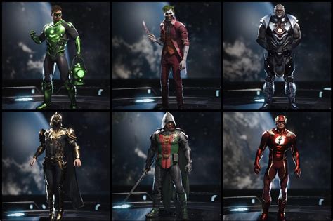 Injustice Some of my finished character gear sets - Injustice