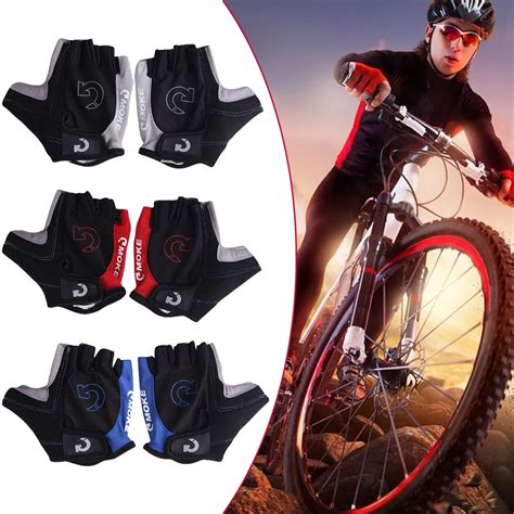 Guantes De Ciclismo De Medio Dedo Para Hombre Y Mujer Protectores De