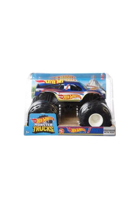HOT WHEELS Hotwheels Monster Trucks 1 24 Arabalar Lacivert Fiyatı Yorumları Trendyol