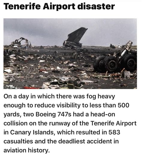 Tenerife airport disaster, Tenerife, Canary islands