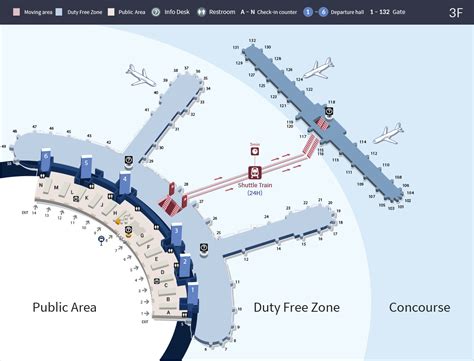 Terminal Vancouver Airport Map