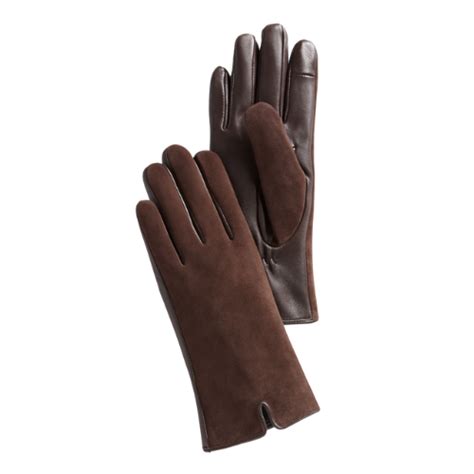 Cocoa Brown Suede Gloves - Dressed for My Day