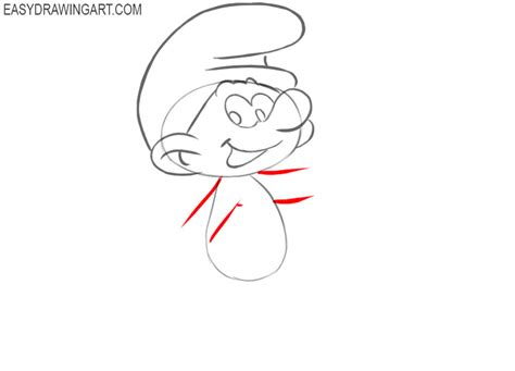 How to Draw a Smurf - Easy Drawing Art