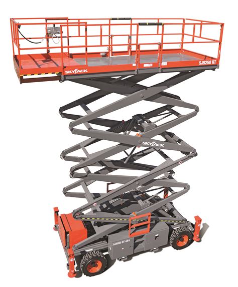 Skyjack SJ9250RT 50 Rough Terrain Scissor Lift W Outriggers