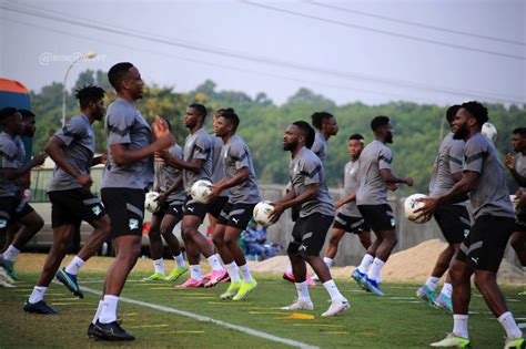 CAN 2023 Séance d entraînement des Éléphants avant le match contre la