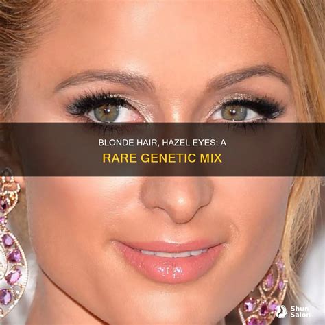 Blonde Hair Hazel Eyes A Rare Genetic Mix ShunSalon