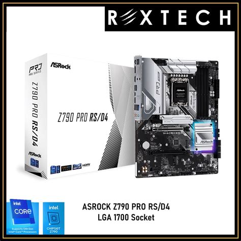 ASROCK Z790 Pro RS/D4 ATX DDR4 MOTHERBOARD INTEL CPU COMBO AVAILABLE ...