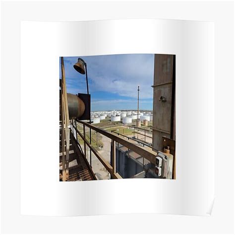 Oil Refinery Tank Farm Poster For Sale By IVTtech Redbubble