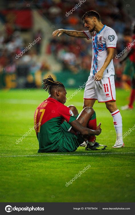 Rafael Leao Uefa Euro Qualifying Game National Teams Portugal