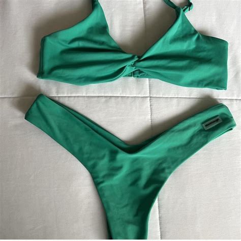 Blackbough Bikini Set Top And Bottom Are Both In A Depop