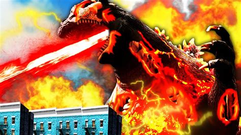 The Most Epic Burning Godzilla Update In Roblox Youtube