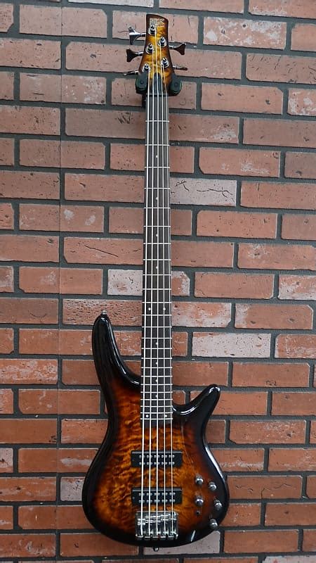 Ibanez Sdgr Ip01 Tobacco Burst 5 String Bass Look Reverb