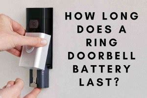 How Long Does A Ring Doorbell Battery Last Answered The Gadget