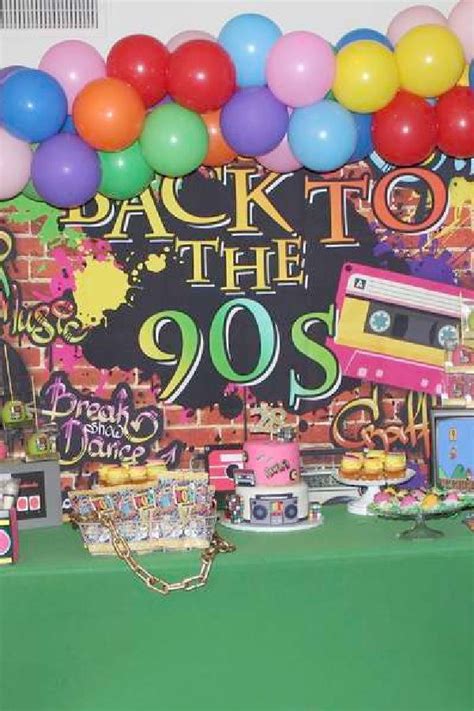 Turn Back Time With These 90s Theme Party Decorations Get Inspired Here