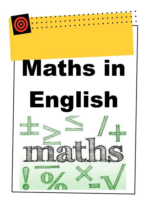 Calaméo - Maths in English