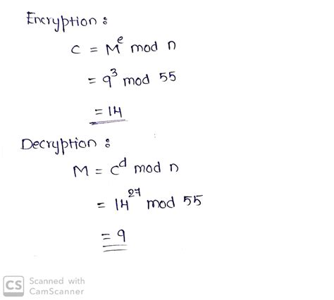 [solved] Perform Encryption Sign And Decryption Verify Using Rsa Algorithm Course Hero