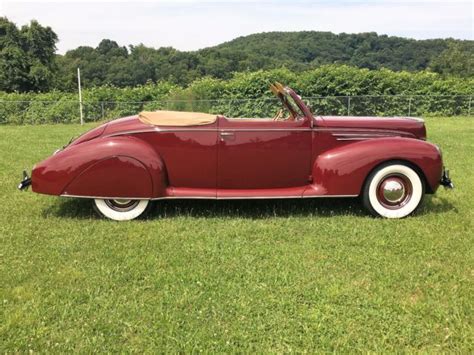 1939 Lincoln Zephyr convertible coupe for sale