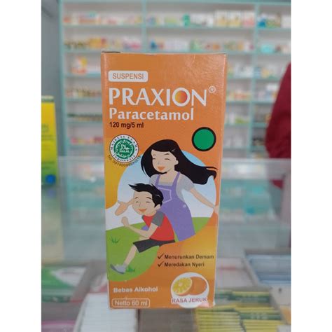 Jual Praxion Syrup 120mg 5ml 60ml Shopee Indonesia