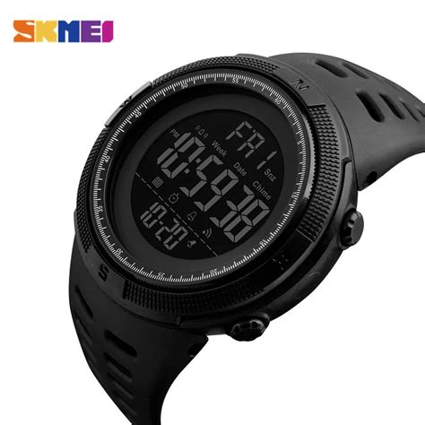 Skmei Men Sports Watches Countdown Double Time Watch Alarm Chrono