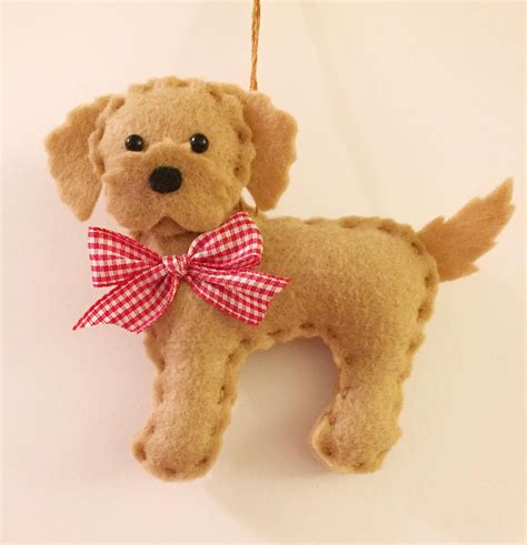 Questo Articolo Non è Disponibile Etsy Felt Dog Ornament Diy Felt