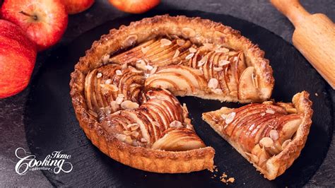 Easy Almond Apple Tart Youtube