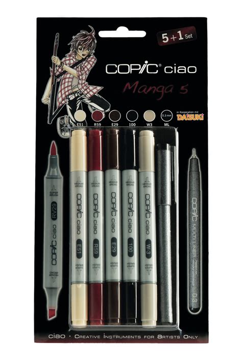 Set Marqueurs Copic Ciao Manga Multiliner Gratuit La Poste