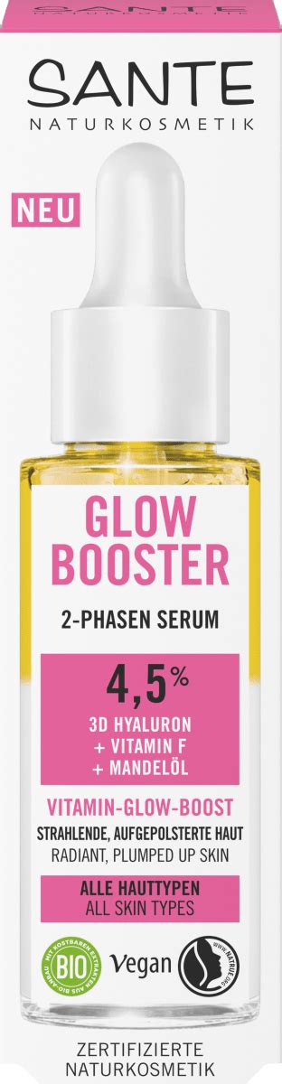 Sante Naturkosmetik Serum Vitamin Glow Booster Ml Dauerhaft G Nstig