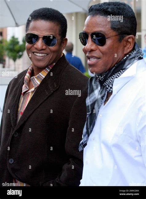 Michael Jacksons Brothers Jermaine And Jackie Jackson Are All Smiles