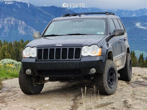 2009 Jeep Grand Cherokee with 17x9 -12 KMC Dirty Harry and 245/65R17 BFGoodrich All Terrain TA ...