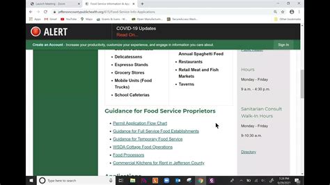 How To Apply For A Full Service Food Establishment Permit Youtube