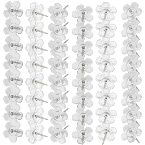 100 Pcs Flowers Decor Daily Use Push Pin Small Pushpins Map Accessories