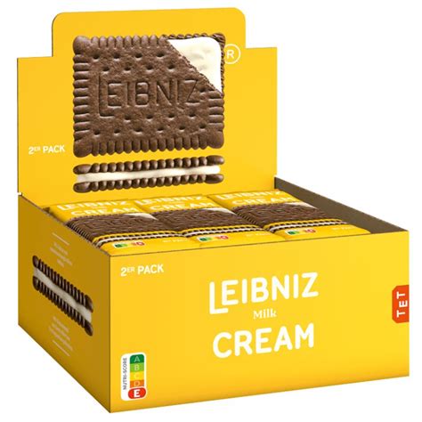 Leibniz Doppelkeks Keks N Cream Milk Er Im Display