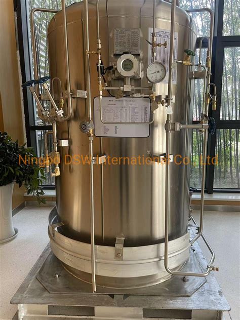 5m3 Stainless Steel Micro Bulk Liquid Tank Cryogenic Liquid Storage